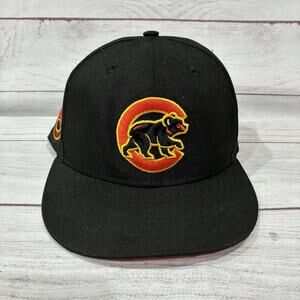 Chicago CUBS Mlb New Era 59fifty Hat SZ 7 1/8 Lids Halloween Trick Or Treat